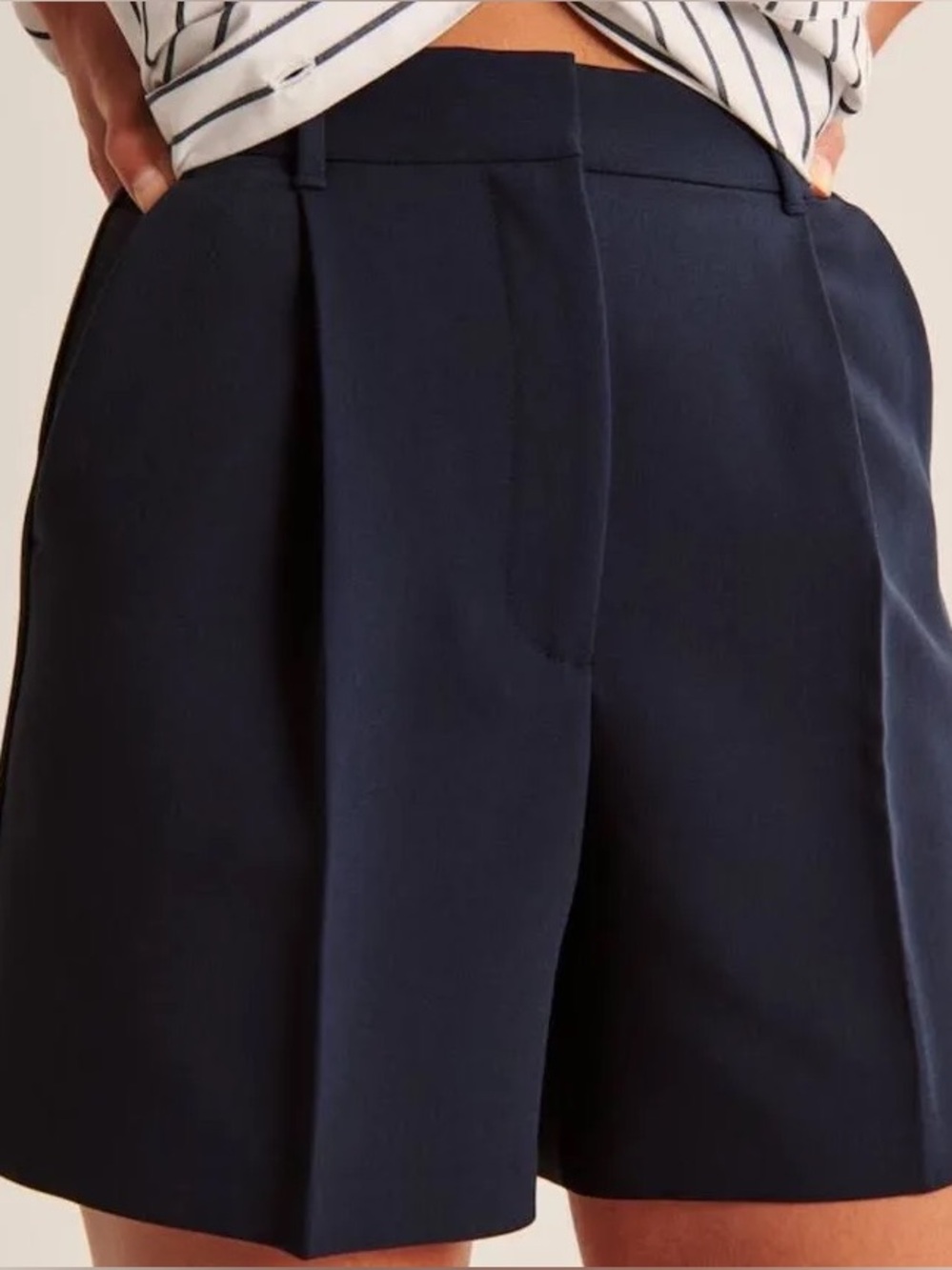 Abercrombie & fitch Sloane black Tailored Shorts 27